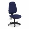 Clint Platinum Office Chair | Navy Blue Upholstered Office Chair