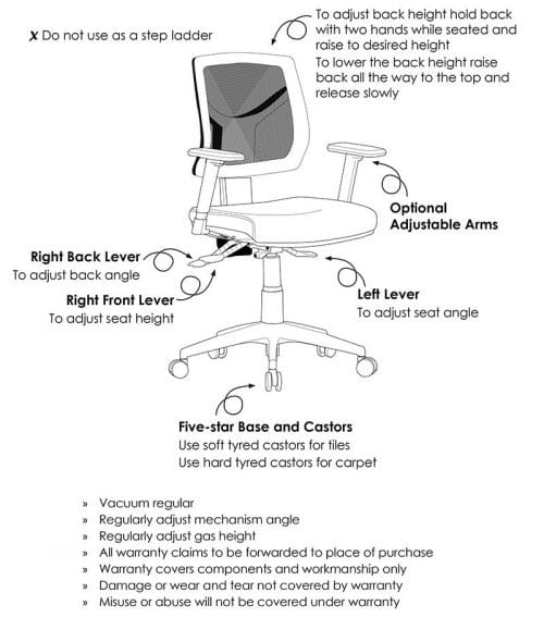 SPACE-H Task Chair | Dannys Desks