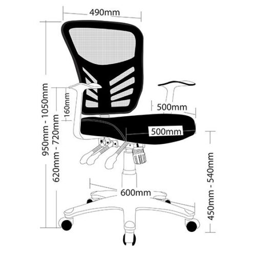 Jarrah Task Chair Australian Jarrah Office Chairs Dannys Desks