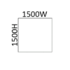 1500Wx1500H