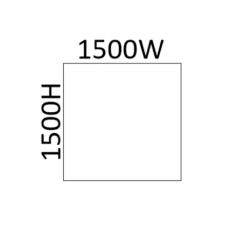 1500Wx1500H