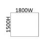 1800Wx1500H