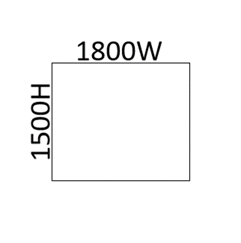 1800Wx1500H