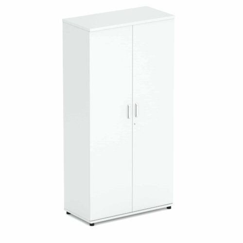 Wonder Cupboard White | Universal Tall Garage Storage Cabinet in White