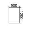 1200Wx900D
