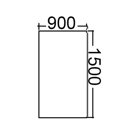1500Wx900D