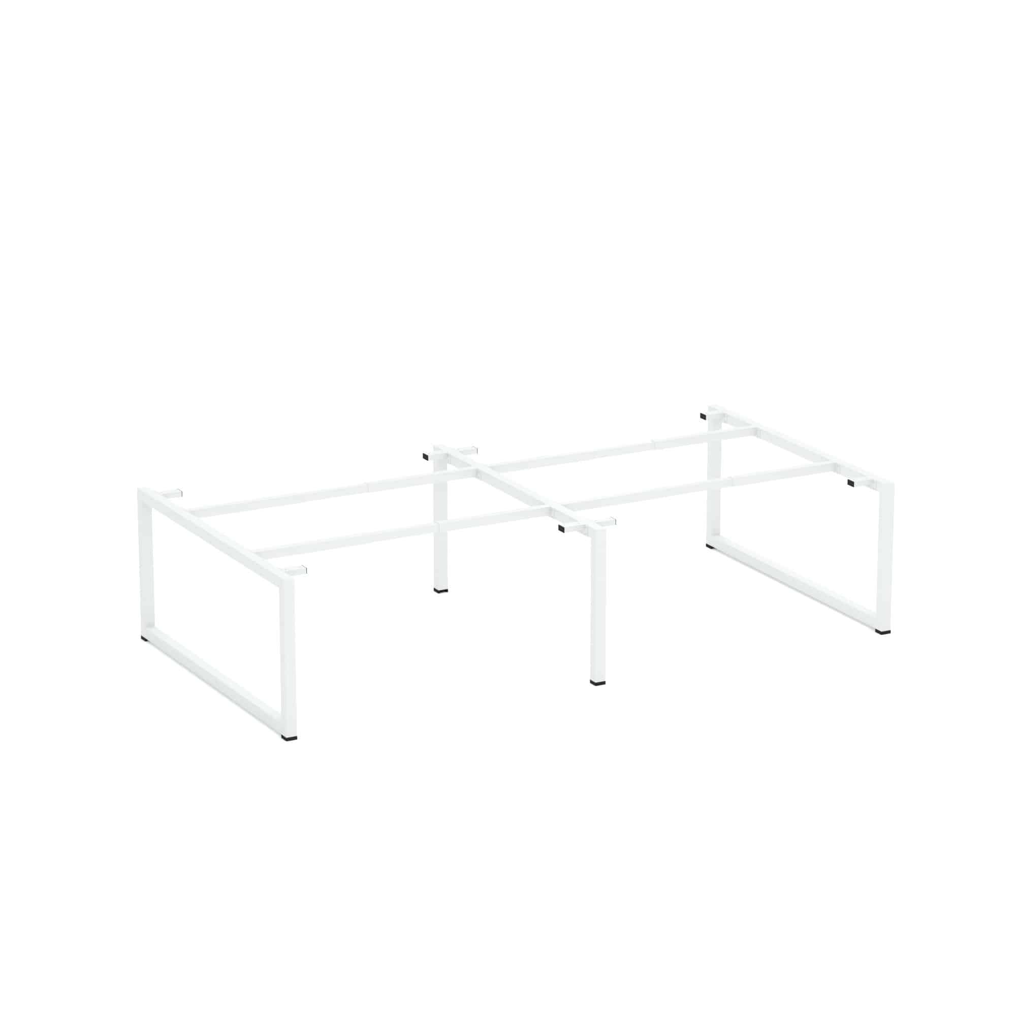 Apex Loop 4 Person Double Desk Frame