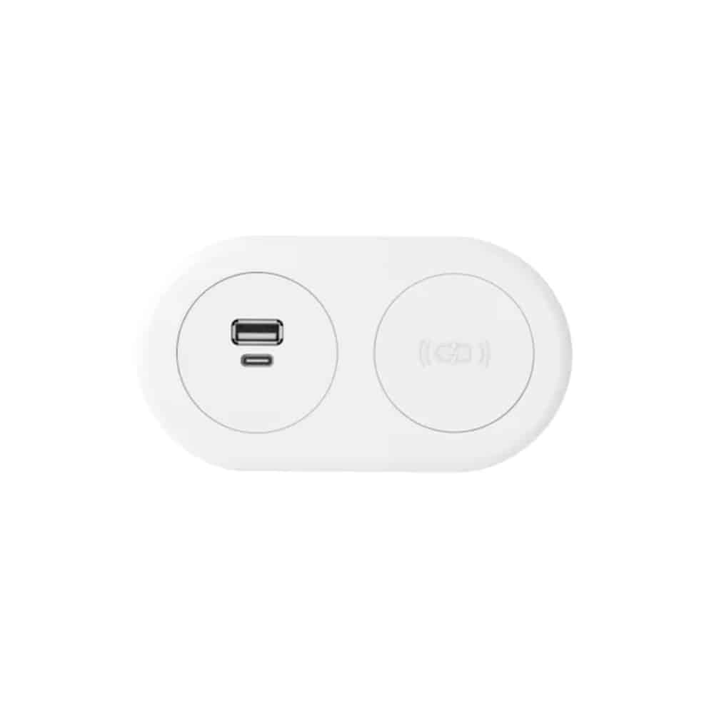 1x USB-A/C, 1x Wireless Charger