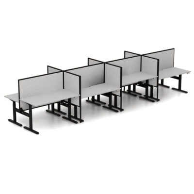 Ascend 8 Person Double Desk