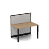Quiet 1 Person Single Side Desk