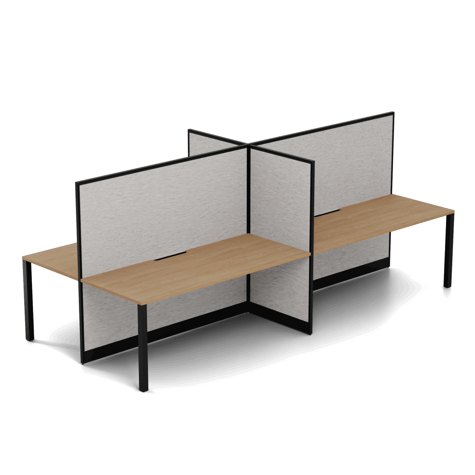 Quiet 4 Person Double Desk