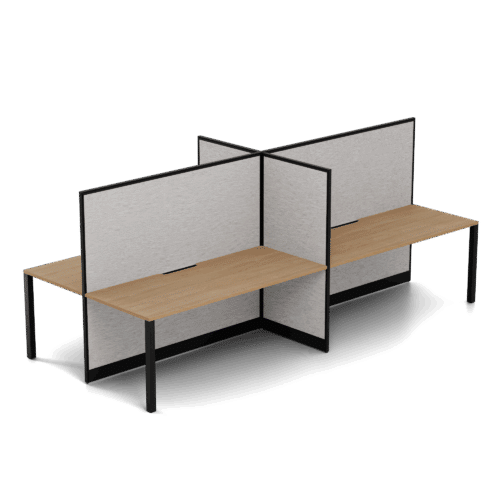 Quiet 4 Person Double Desk