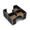 Quiet 4 Person H Pod + End Screens