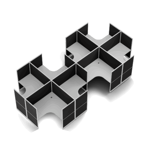 Quiet 8 Person X Pod + End Screens