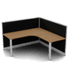 Quiet 1 Person Corner Desk