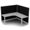 Quiet 1 Person Corner Desk