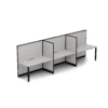Quiet 3 Person Single Side Desk