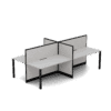 Quiet 4 Person Double Desk