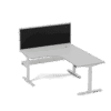 Ascend Corner Workstation with Screen