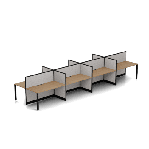 Quiet 8 Person Double Desk