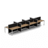 Quiet 8 Person Double Desk