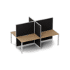 Quiet 4 Person Double Desk