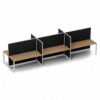 Quiet 6 Person Double Desk