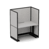 Quiet Height Adjustable 1 Person Inline Desk + End Screens