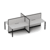Quiet 4 Person Double Desk