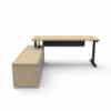 Radial Executive Electric Height Adjustable Desk