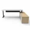 Radial Executive Electric Height Adjustable Desk