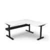 Radial Static Corner Desk