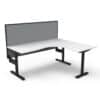 Radial Static Corner Desk