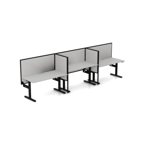 Ascend 3 Person Single Side Desk
