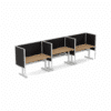 Ascend 3 Person Single Side Desk