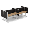 Ascend 4 Person Double Desk