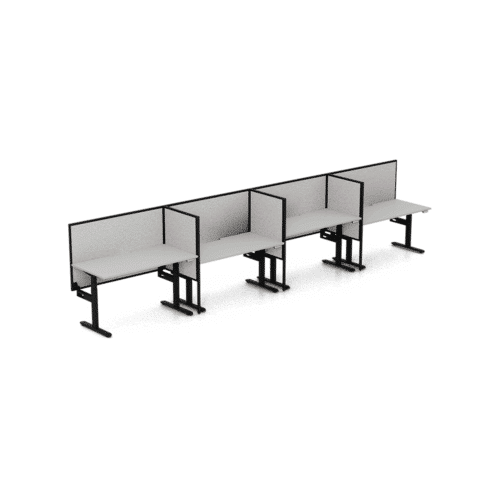 Ascend 4 Person Single Side Desk