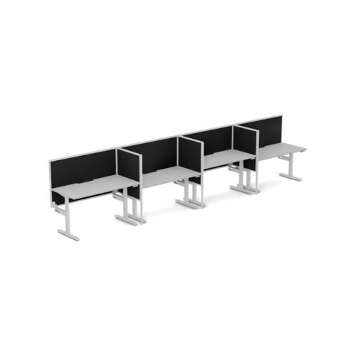 Ascend 4 Person Single Side Desk