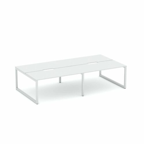 Apex Loop 4 Person Double Desk