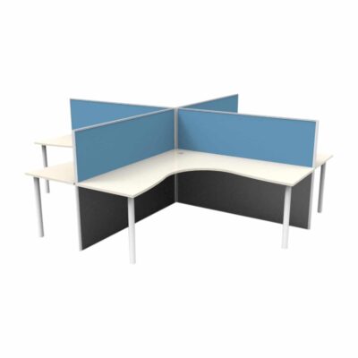 Super Office Screen 4 Person X Pod