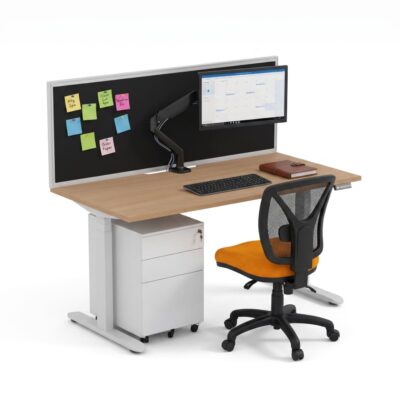 Ascend Delta Height Adjustable Desk with Screen