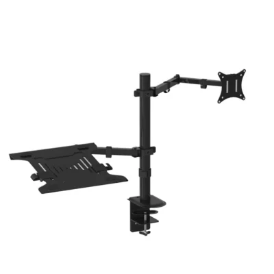 Artiste Dual Monitor Arm with Laptop Tray
