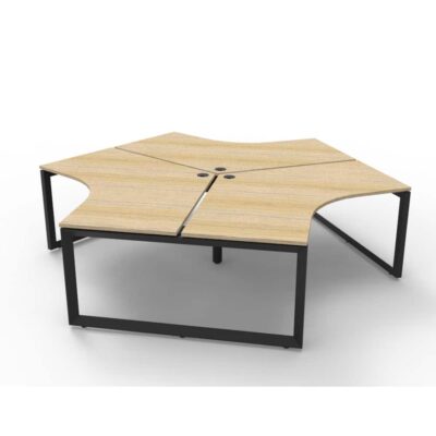 Avenger Mars 120 Degree Workstation - Loop Leg