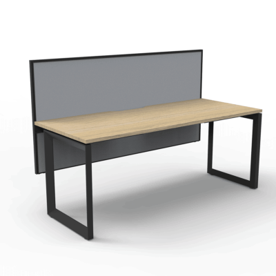 Avenger Mars 1P Single Sided Desk With Mid-Mounted Screen