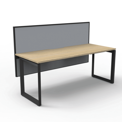 Avenger Mars 1P Single Sided Desk With Mid-Mounted Screen