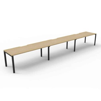 Avenger Mercury 3Person Single Sided Desk