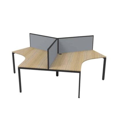 Avenger Mercury 120 Degree Workstation - Profile Leg