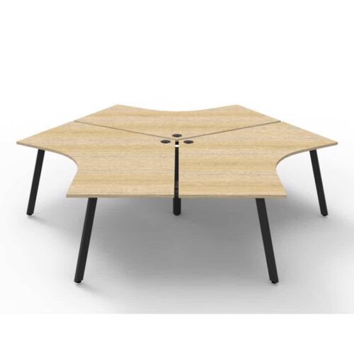 Avenger Venus 120 Degree Workstation - Eternity Leg