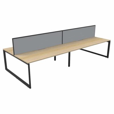 Avenger Mars 4P POD Double Desk With Alto Screen