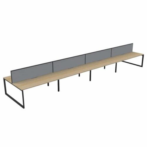 Avenger Mars 8P POD Double Desk With Alto Screen